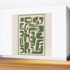 Organic Contemporary Modern Shapes 03 Wall Mural Gallery Image 2