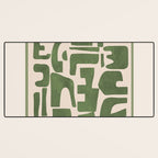 Organic Contemporary Modern Shapes 03 Desk Mat Gallery Image 3