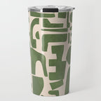 Organic Contemporary Modern Shapes 03 Travel Mug Gallery Image 1