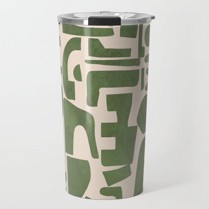 Organic Contemporary Modern Shapes 03 Travel Mug Gallery Image 1