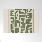 Organic Contemporary Modern Shapes 03 Welcome Mat Gallery Image 1