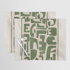 Organic Contemporary Modern Shapes 03 Placemat Gallery Image 1