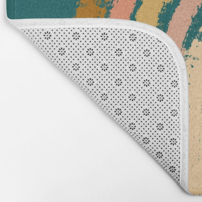 Rainbow Love Art Bath Mat Gallery Image 2