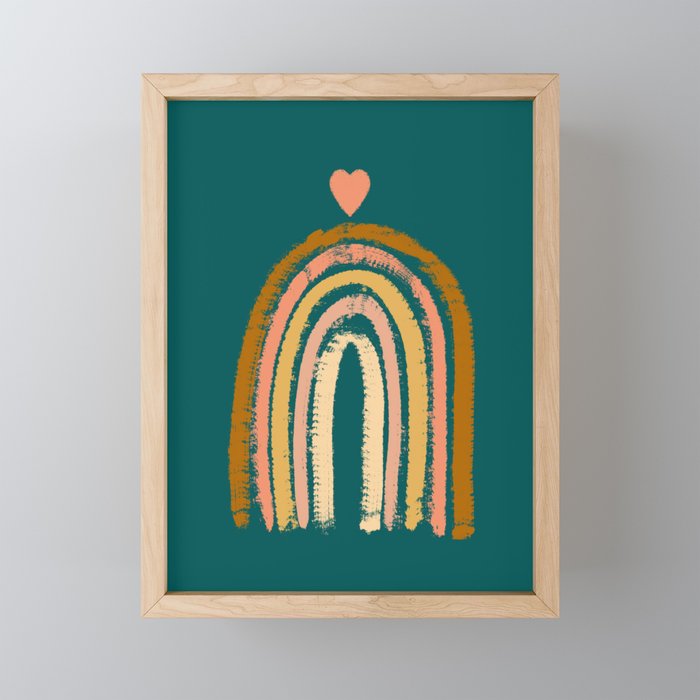 Rainbow Love Art Mini Art Print Gallery Image 1