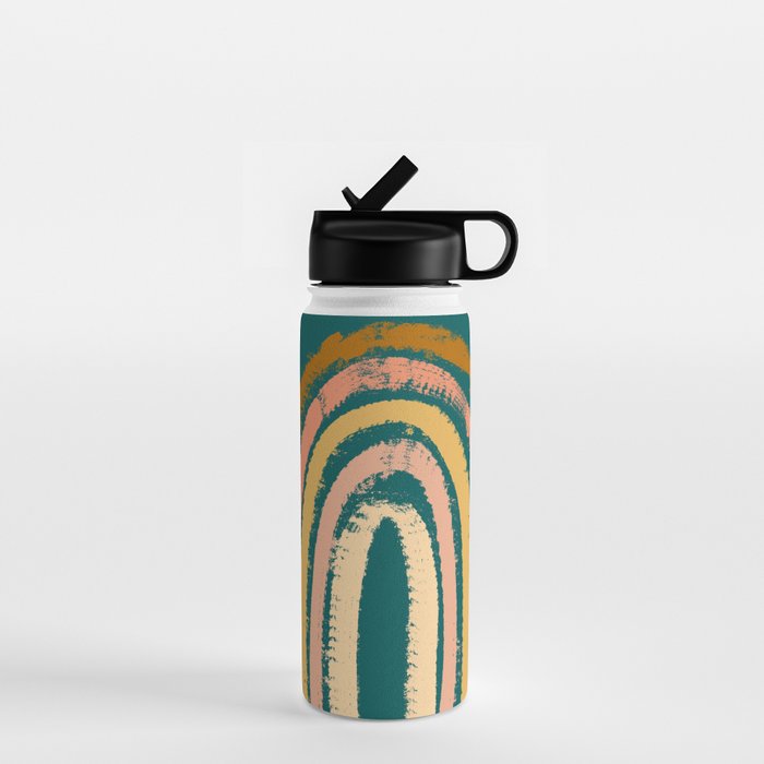 Rainbow Love Art Water Bottle Gallery Image 1