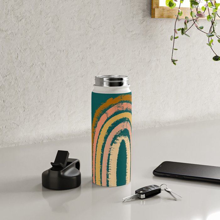 Rainbow Love Art Water Bottle Gallery Image 4