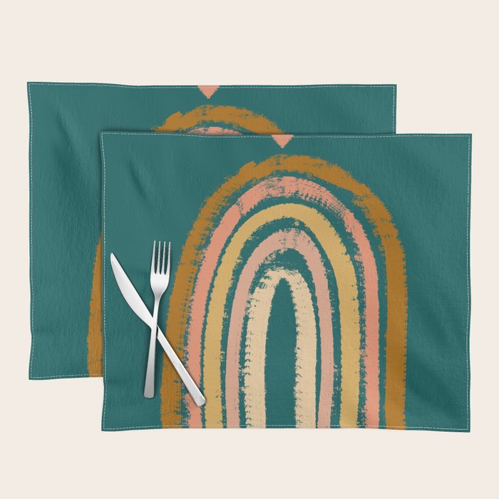 Rainbow Love Art Placemat Gallery Image 1