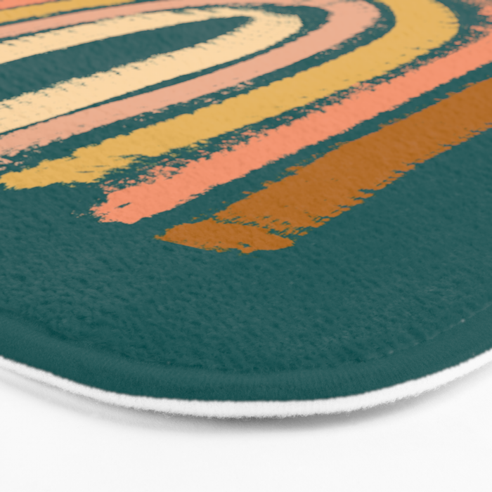 Rainbow Love Art Bath Mat Gallery Image 3