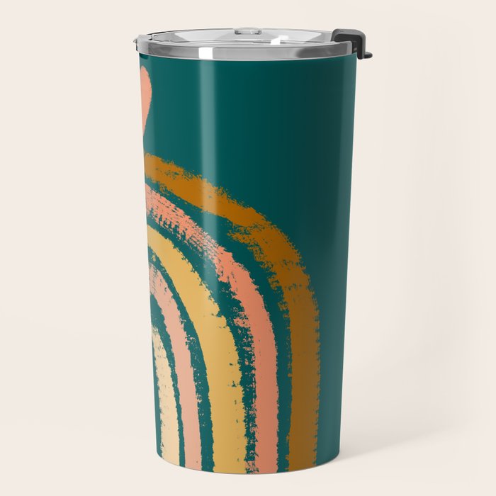 Rainbow Love Art Travel Mug Gallery Image 2