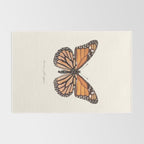 Monarch Butterfly (Danaus Plexippus) Rug Gallery Image 2