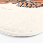 Monarch Butterfly (Danaus Plexippus) Bath Mat Gallery Image 3