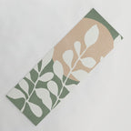Minimal Abstract Leaves 02 Yoga Mat Gallery Image 1