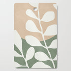 Minimal Abstract Leaves 02 Cutting Board Gallery Image 1