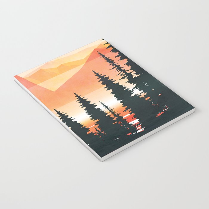 Pine Forest Sunset 2 Notebook Gallery Image 3