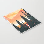 Pine Forest Sunset 2 Notebook Gallery Image 3