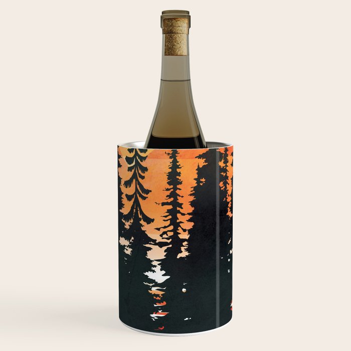 Pine Forest Sunset 2 Wine Chiller Gallery Image 3