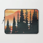 Pine Forest Sunset 2 Laptop Sleeve Gallery Image 1