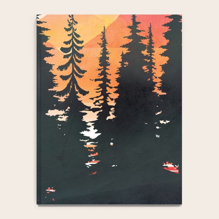 Pine Forest Sunset 2 Notebook Gallery Image 4