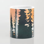 Pine Forest Sunset 2 Coffee Mug Gallery Image 4