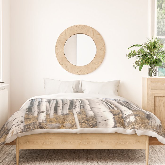 Tall Birch Forest Duvet Cover Gallery Image 3