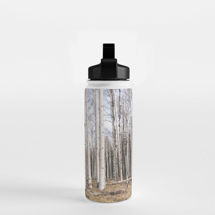 Tall Birch Forest Water Bottle Gallery Image 2