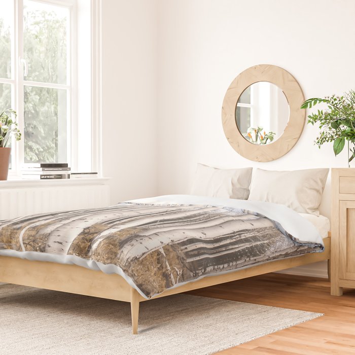 Tall Birch Forest Duvet Cover Gallery Image 2