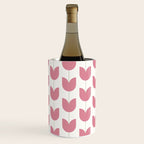 Spring Tulips VII Pink Mid Century Flowers Wine Chiller Gallery Image 3