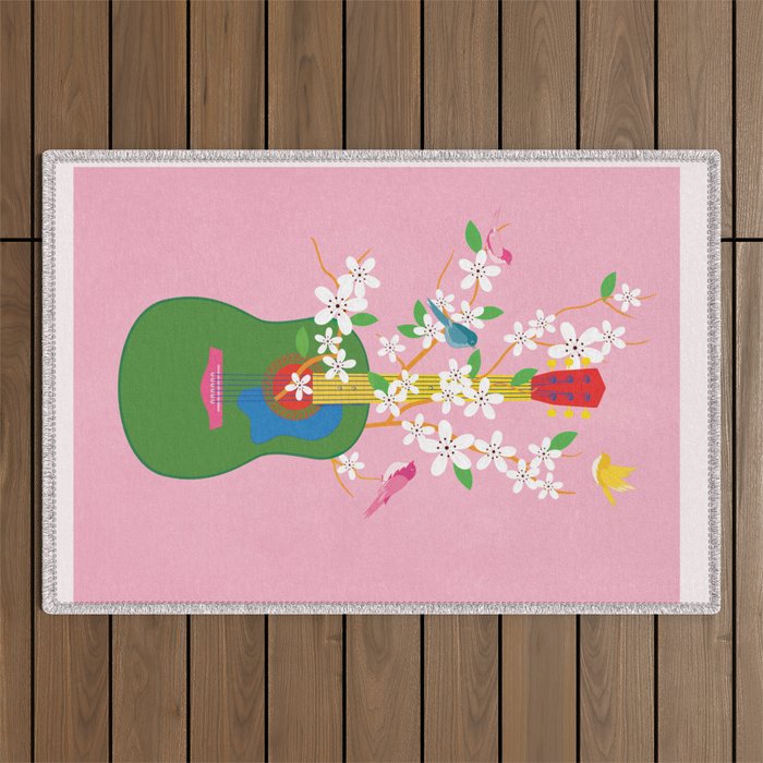 Melody in Bloom 3 Outdoor Rug Gallery Image 1