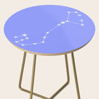 Scorpio Zodiac Star Constellation Line Art Pastel Purple Side Table Gallery Image 2