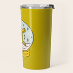 Gemini Snow Globe Travel Mug Gallery Image 2