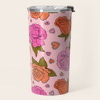 Valentine Roses Travel Mug Gallery Image 2
