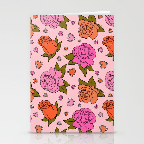 Valentine Roses Stationery Card Gallery Image 2