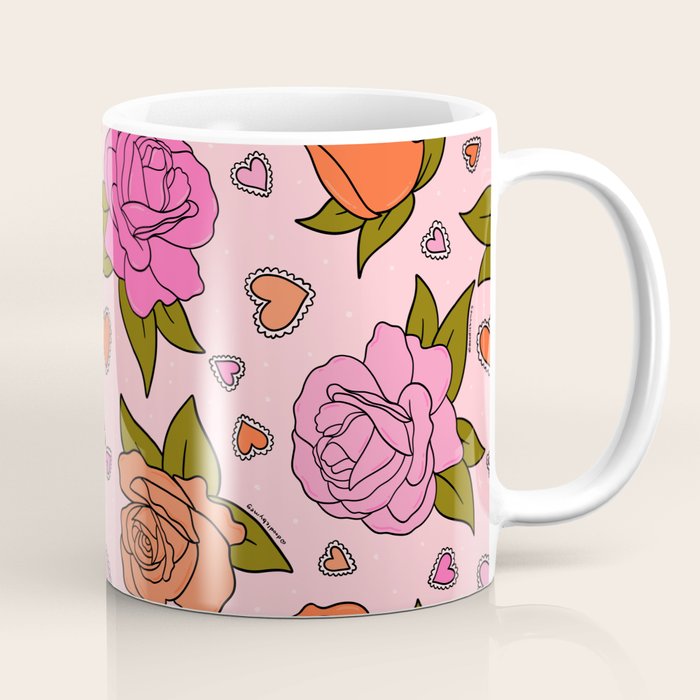 Valentine Roses Coffee Mug Gallery Image 1