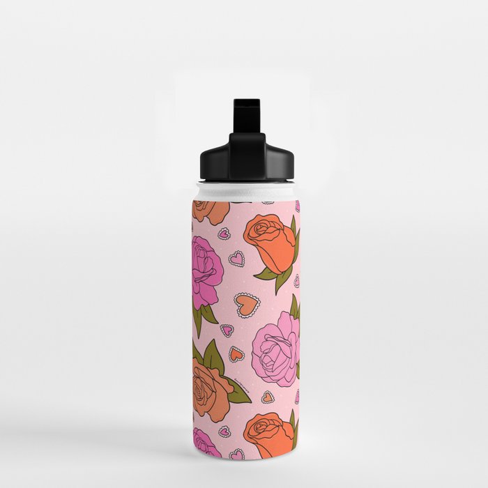 Valentine Roses Water Bottle Gallery Image 2