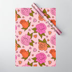 Valentine Roses Wrapping Paper Gallery Image 1