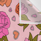 Valentine Roses Wall Tapestry Gallery Image 3