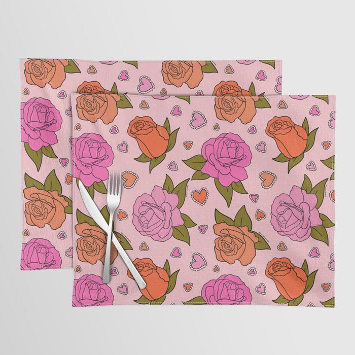 Valentine Roses Placemat Gallery Image 1