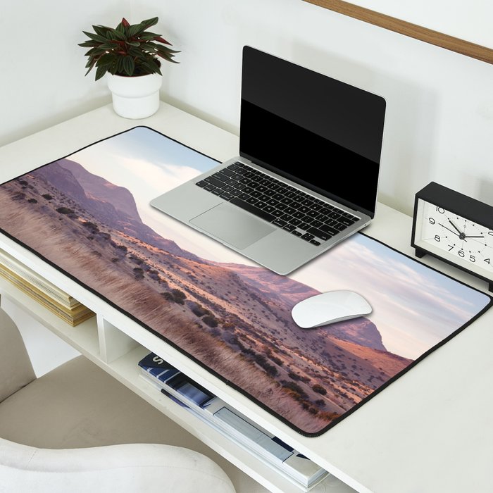 Marfa II - Sunset on the Range Desk Mat Gallery Image 2