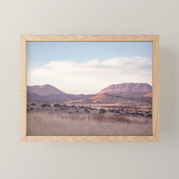 Marfa II - Sunset on the Range Mini Art Print Gallery Image 1