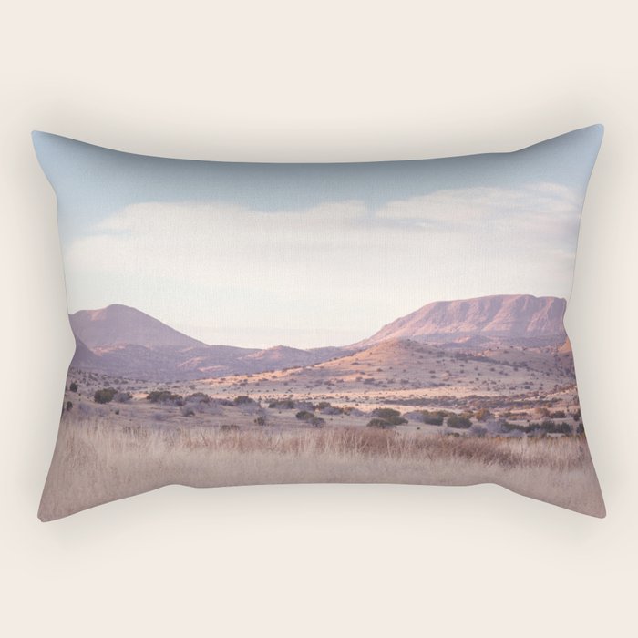 Marfa II - Sunset on the Range Rectangular Pillow Gallery Image 1