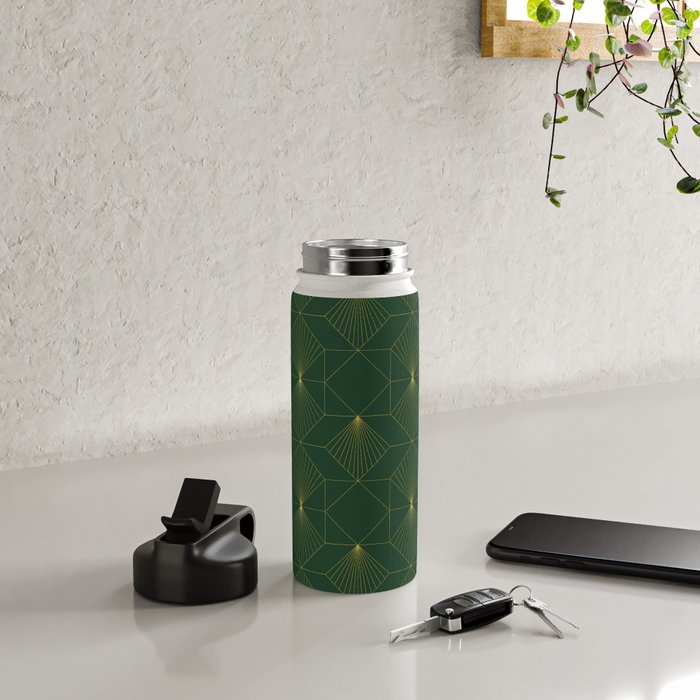 Beautiful Art Deco Pattern Water Bottle Gallery Image 4