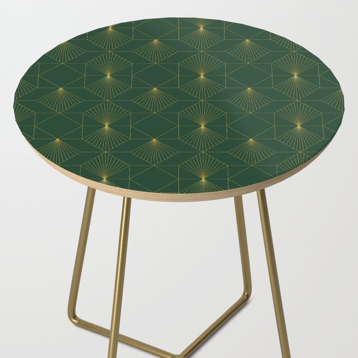 Beautiful Art Deco Pattern Side Table Gallery Image 2
