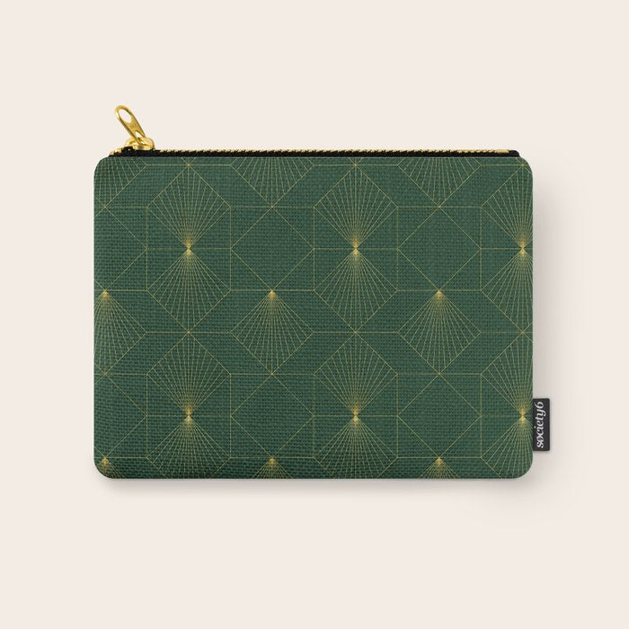 Beautiful Art Deco Pattern Carry All Pouch Gallery Image 1