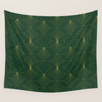 Beautiful Art Deco Pattern Wall Tapestry Gallery Image 4