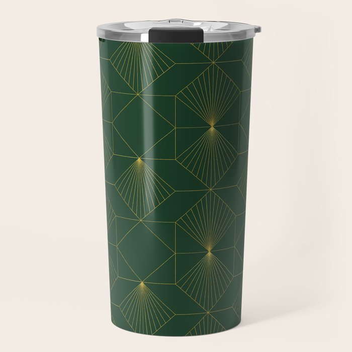 Beautiful Art Deco Pattern Travel Mug Gallery Image 1