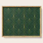 Beautiful Art Deco Pattern Serving Tray Gallery Image 1