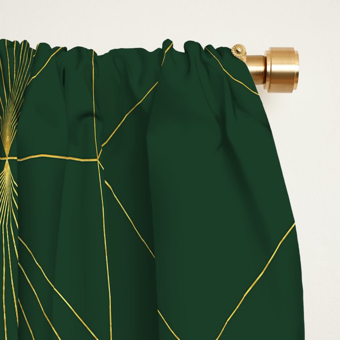 Beautiful Art Deco Pattern Window Curtain Gallery Image 2