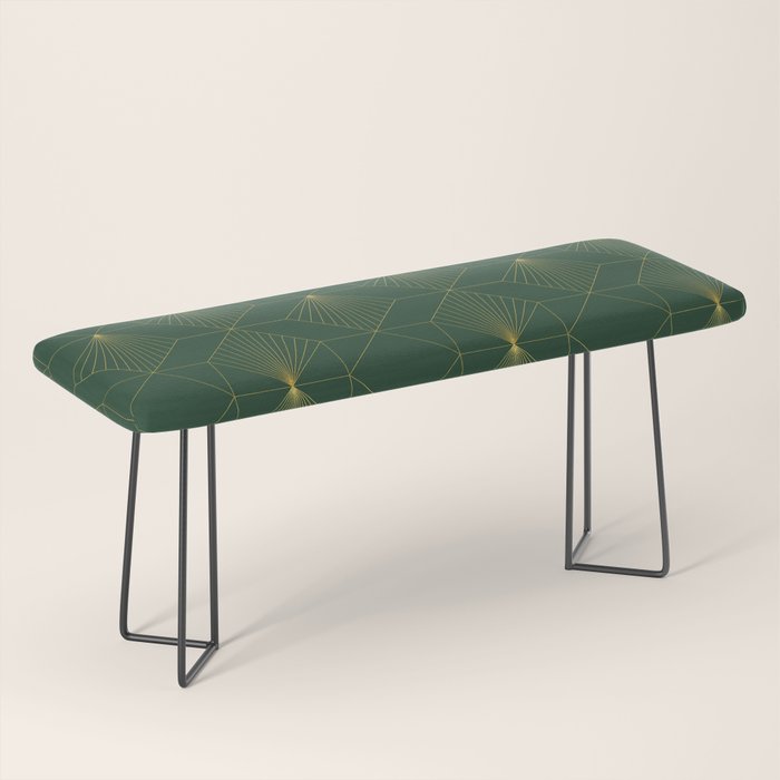 Beautiful Art Deco Pattern Bench Gallery Image 1