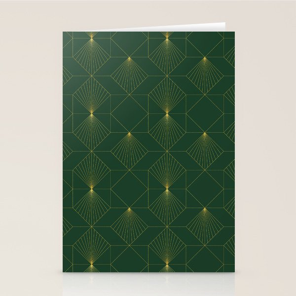 Beautiful Art Deco Pattern Stationery Card Gallery Image 1