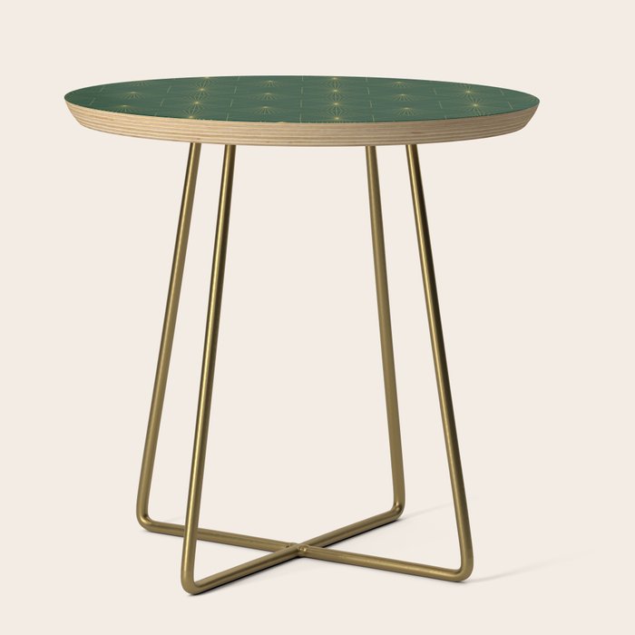 Beautiful Art Deco Pattern Side Table Gallery Image 1